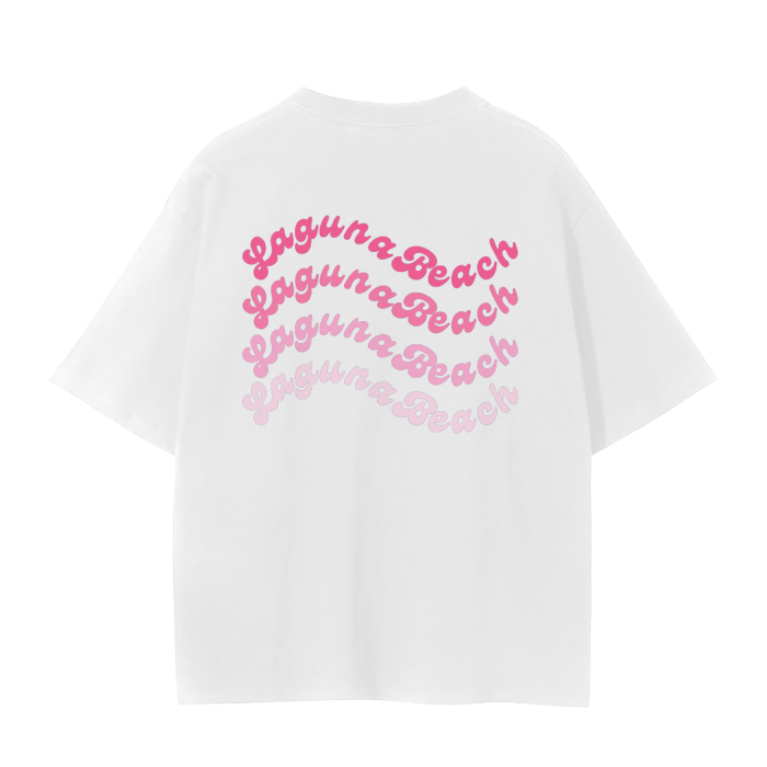 laguna beach wavy oversized t-shirt