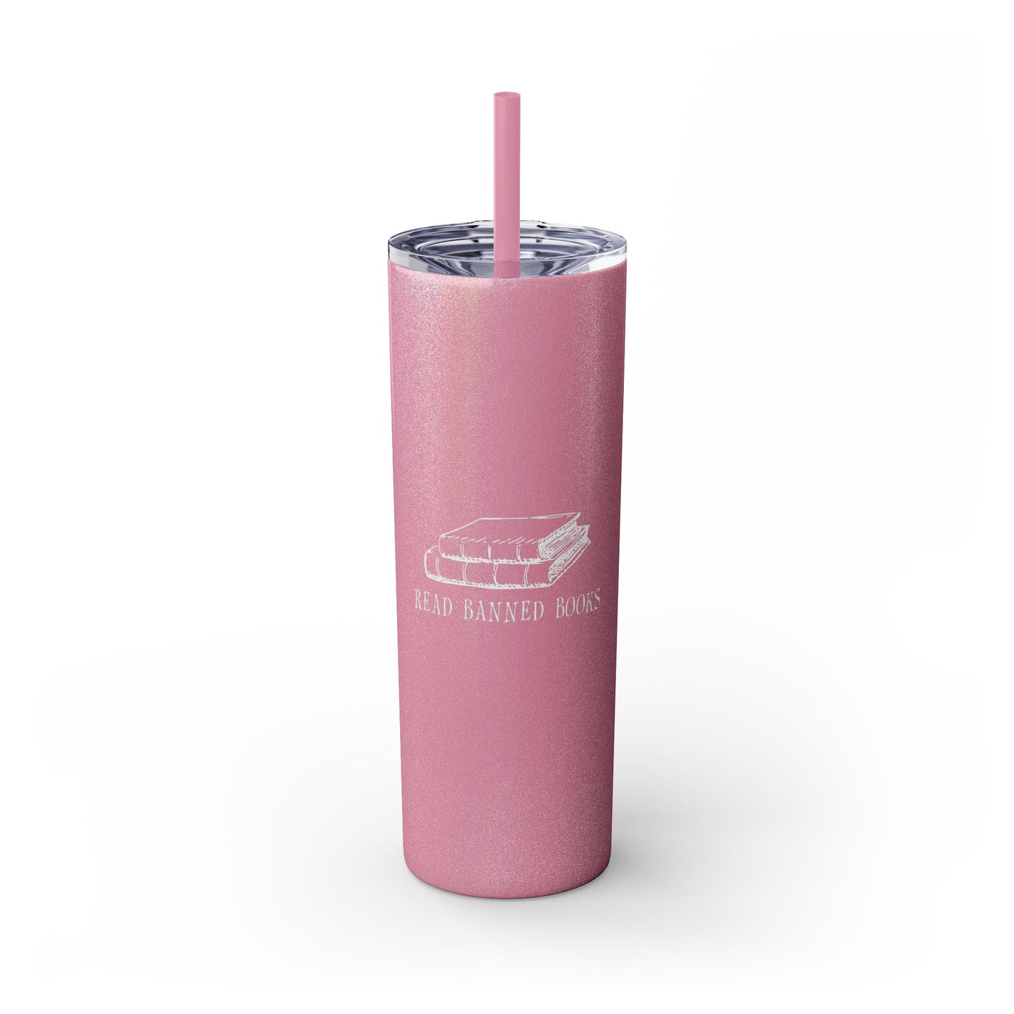 Read Banned Books Skinny Tumbler, 20oz