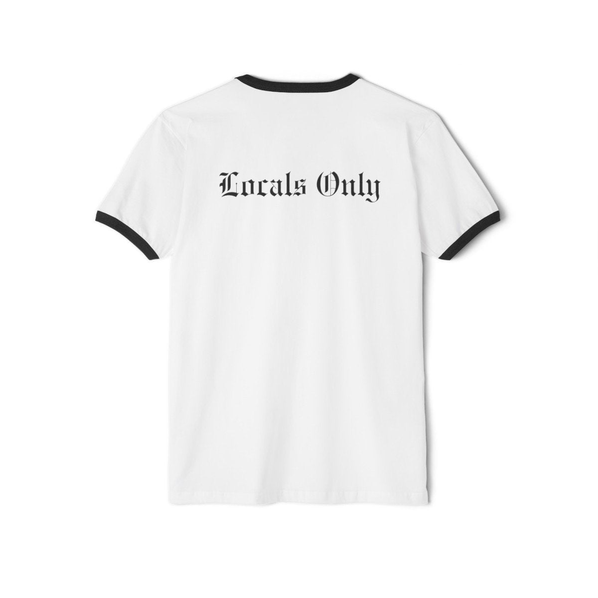 NEW YORK / LOCALS ONLY COTTON RINGER TEE-10679608042253181260