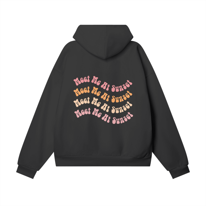 meet me at sunset oversized hoodie