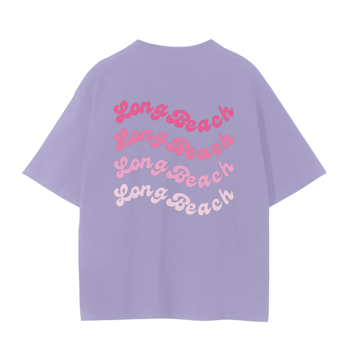 long beach wavy oversized t-shirt