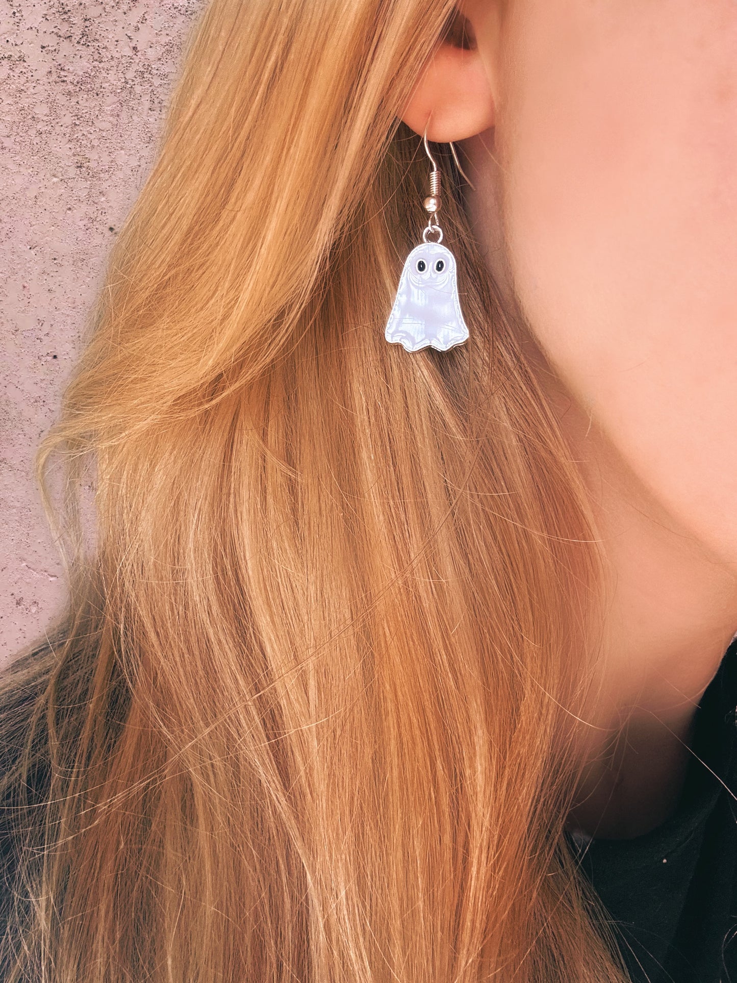 ghost drop earrings