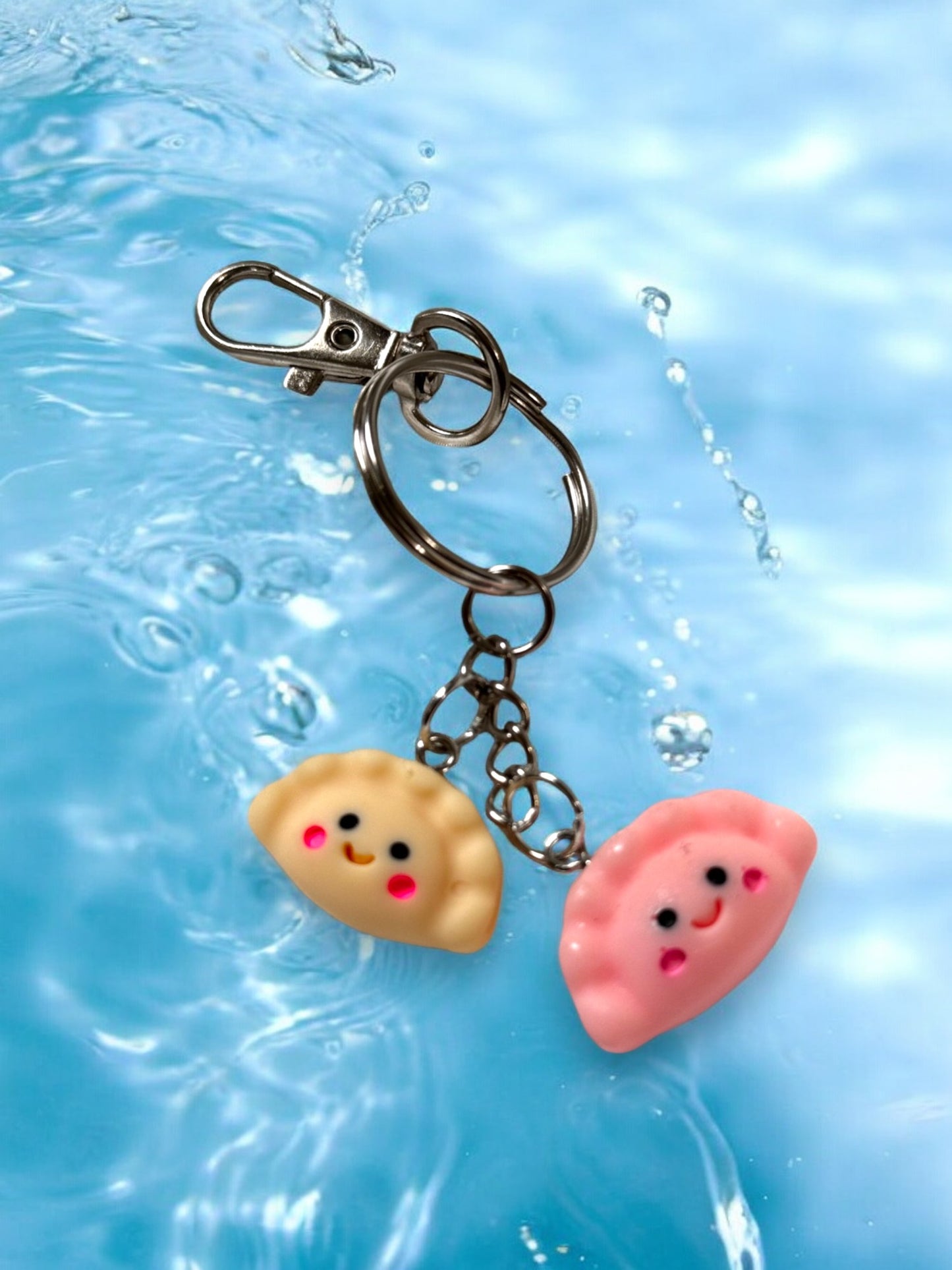 hi dumplin' keychain