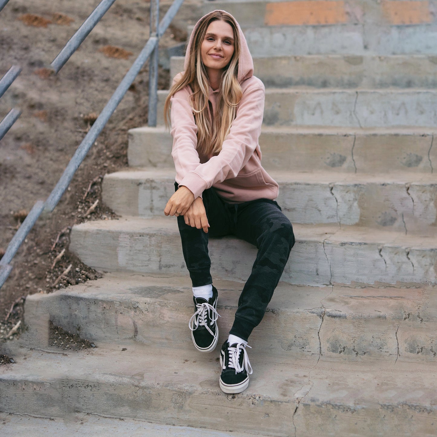 women's camo wash sweats