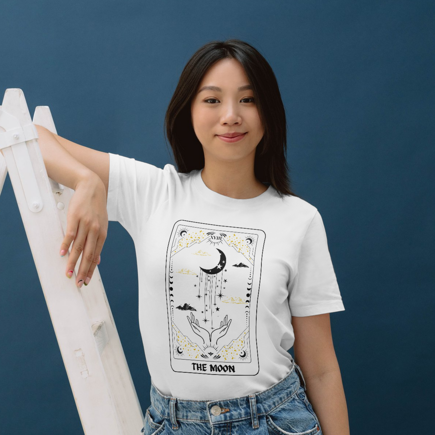 the moon tarot card tee