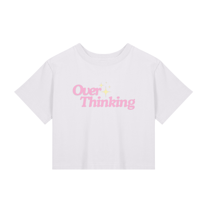 over thinking baby tee