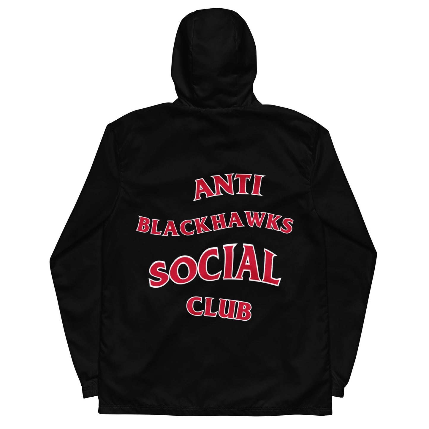 anti blackhawks men’s windbreaker