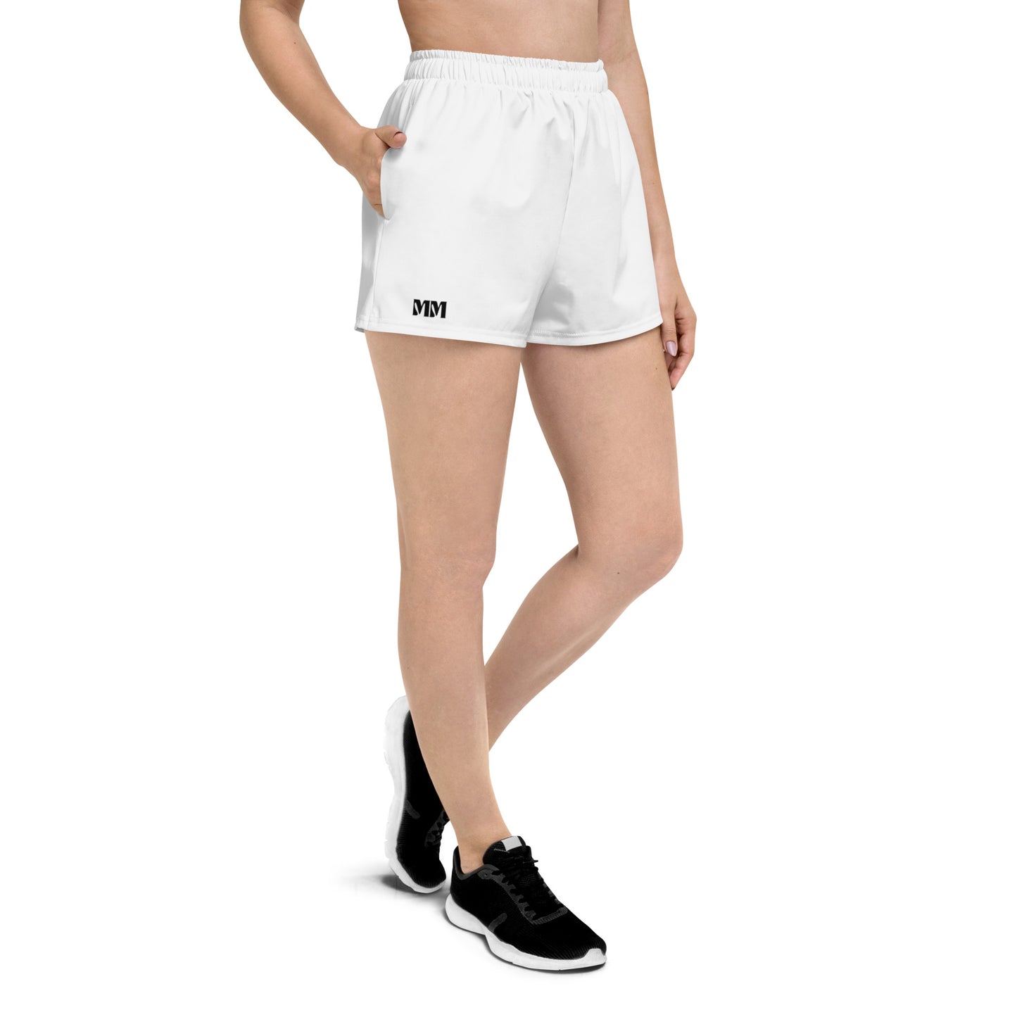 mm logo athletic short shorts