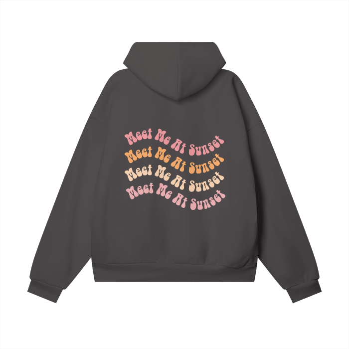 meet me at sunset oversized hoodie