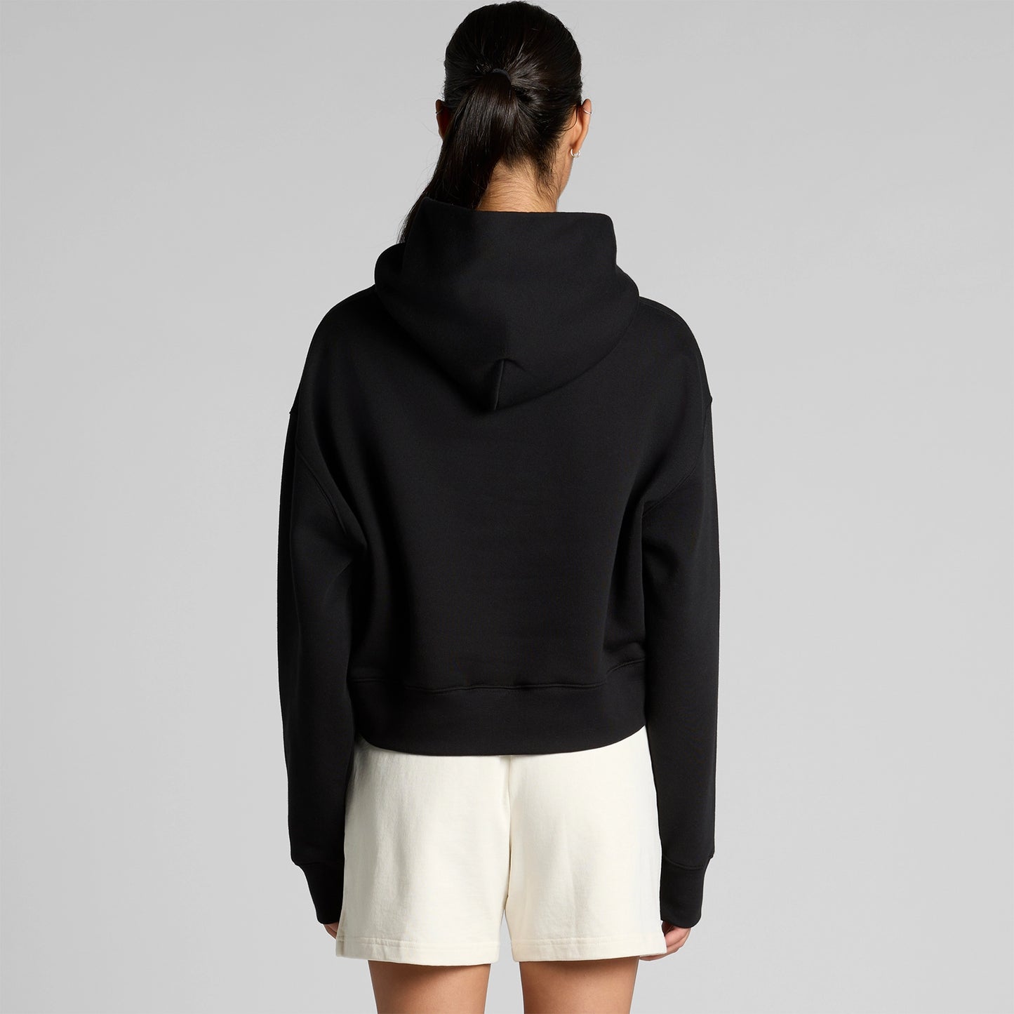 women's relaxed cropped hoodie