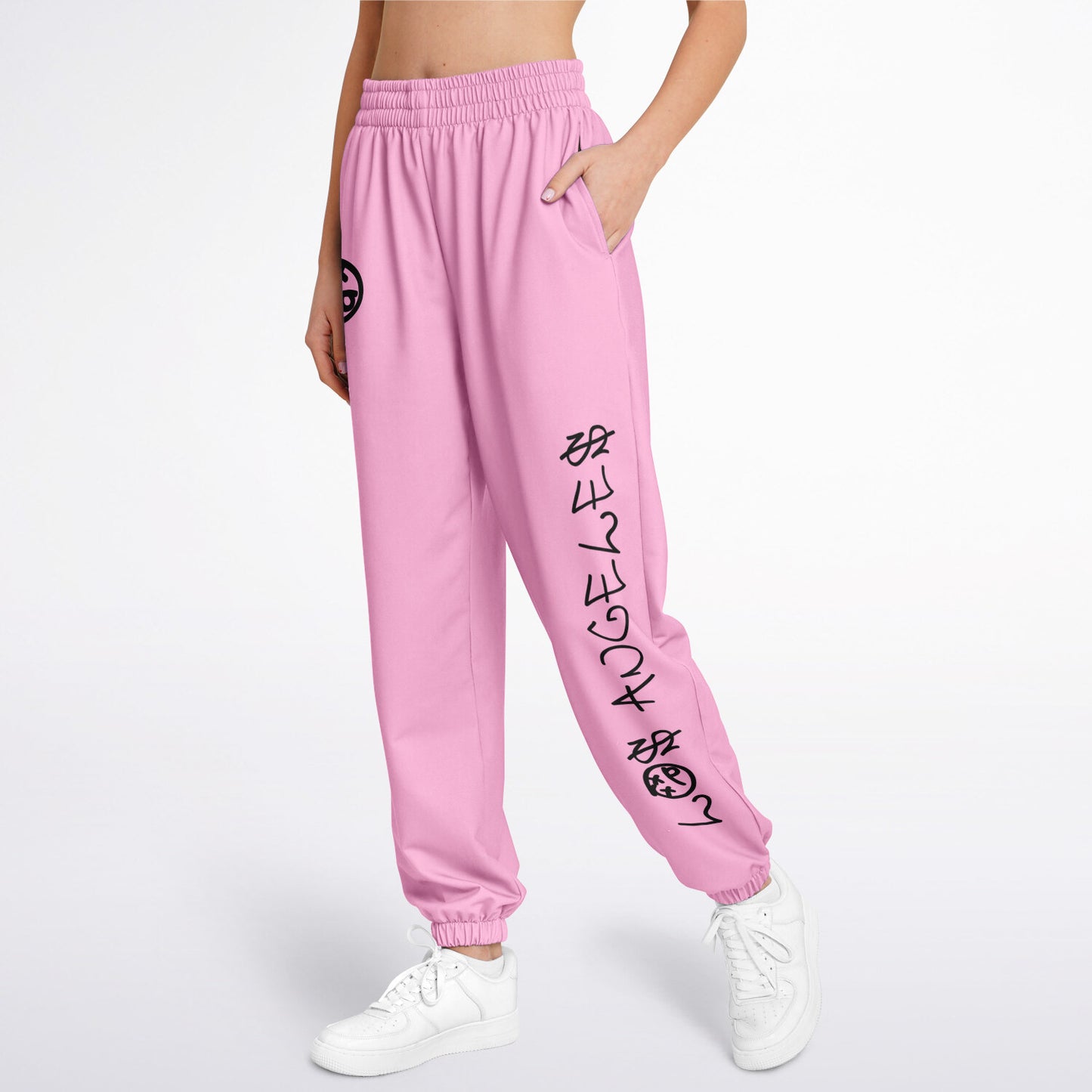 pink los angeles graffiti dance sweatpants (part of set)