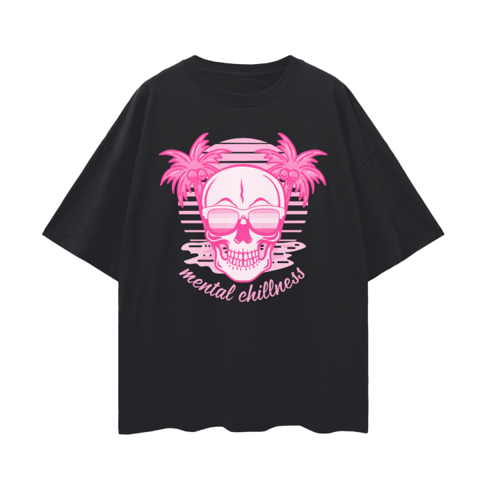 mental chillness oversized t-shirt