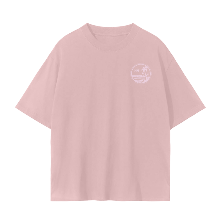 huntington beach wavy oversized t-shirt