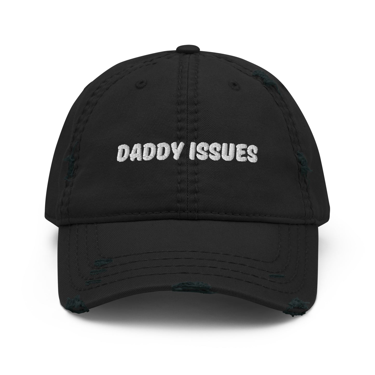 daddy issues distressed dad hat