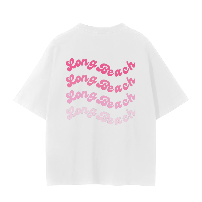 long beach wavy oversized t-shirt