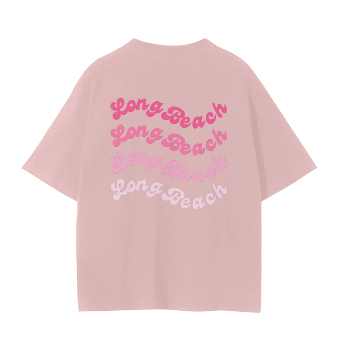 long beach wavy oversized t-shirt