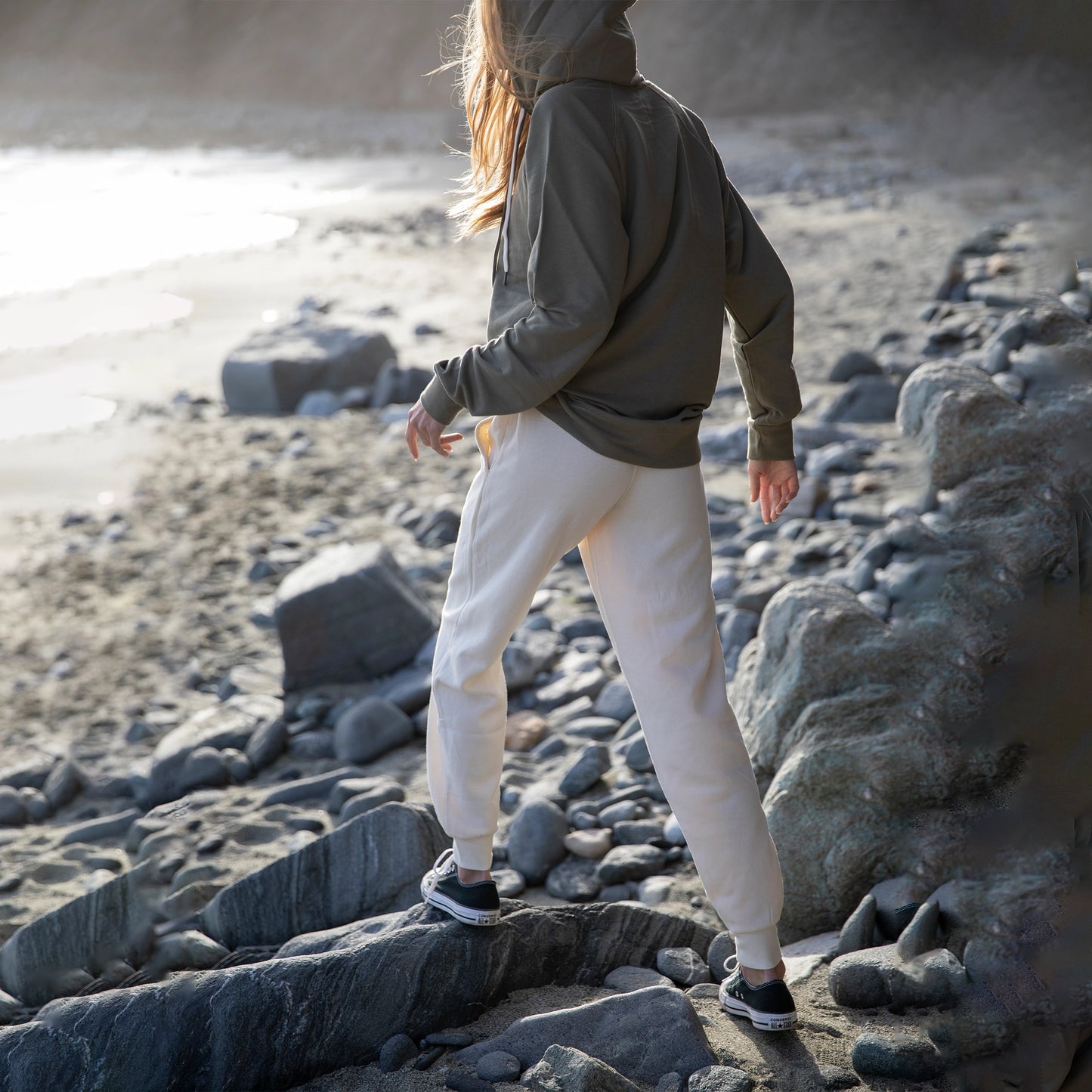 women's color wash sweats