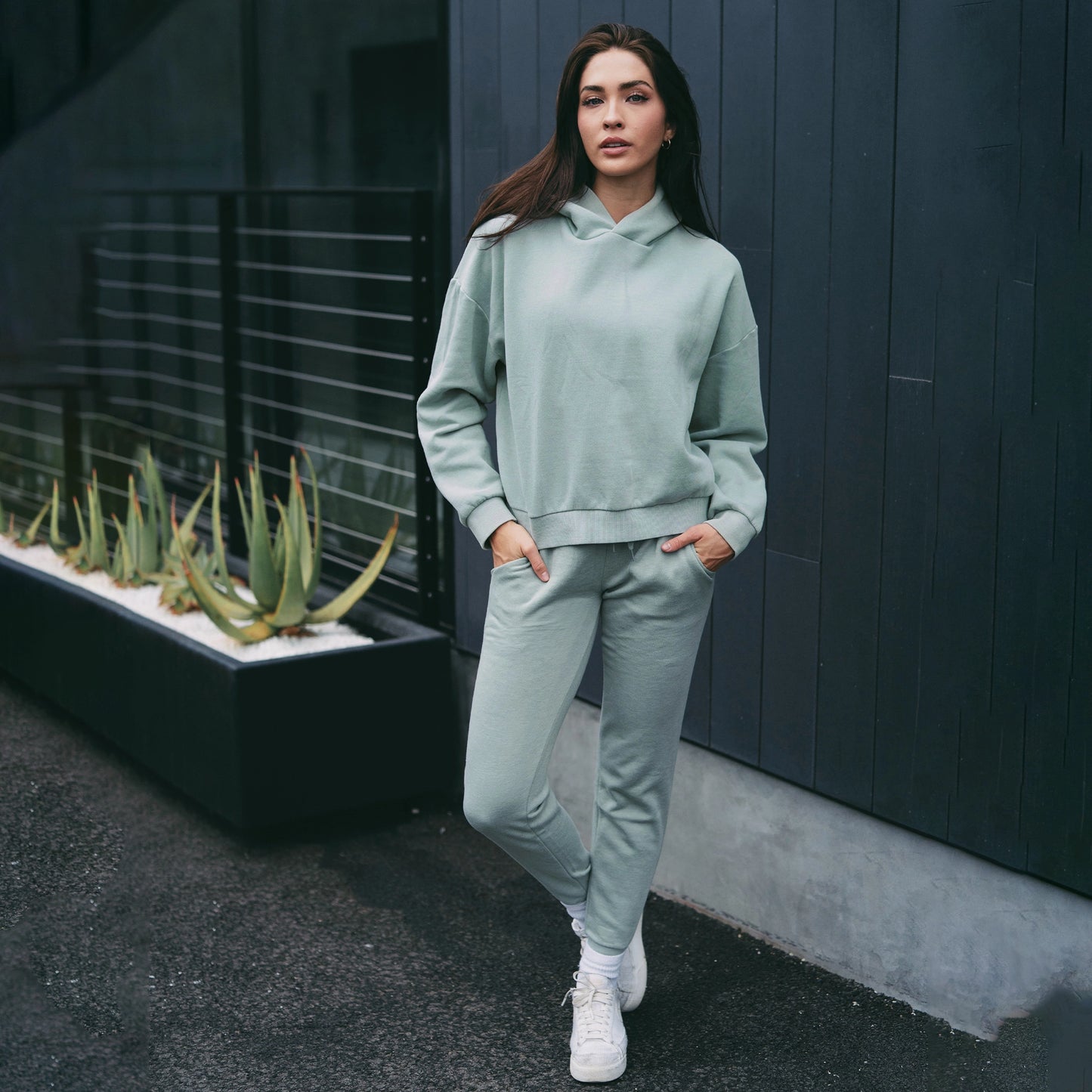 women's color wash sweats