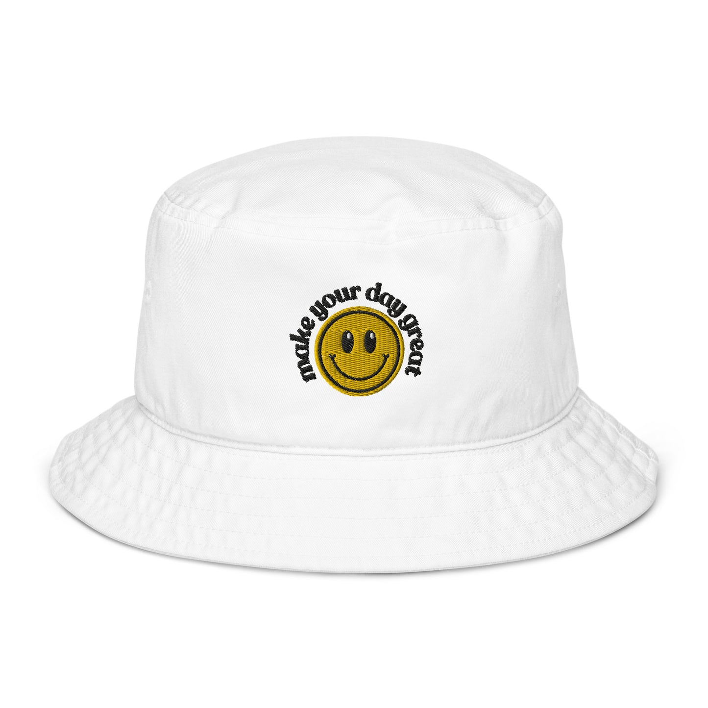 smiley bucket hat