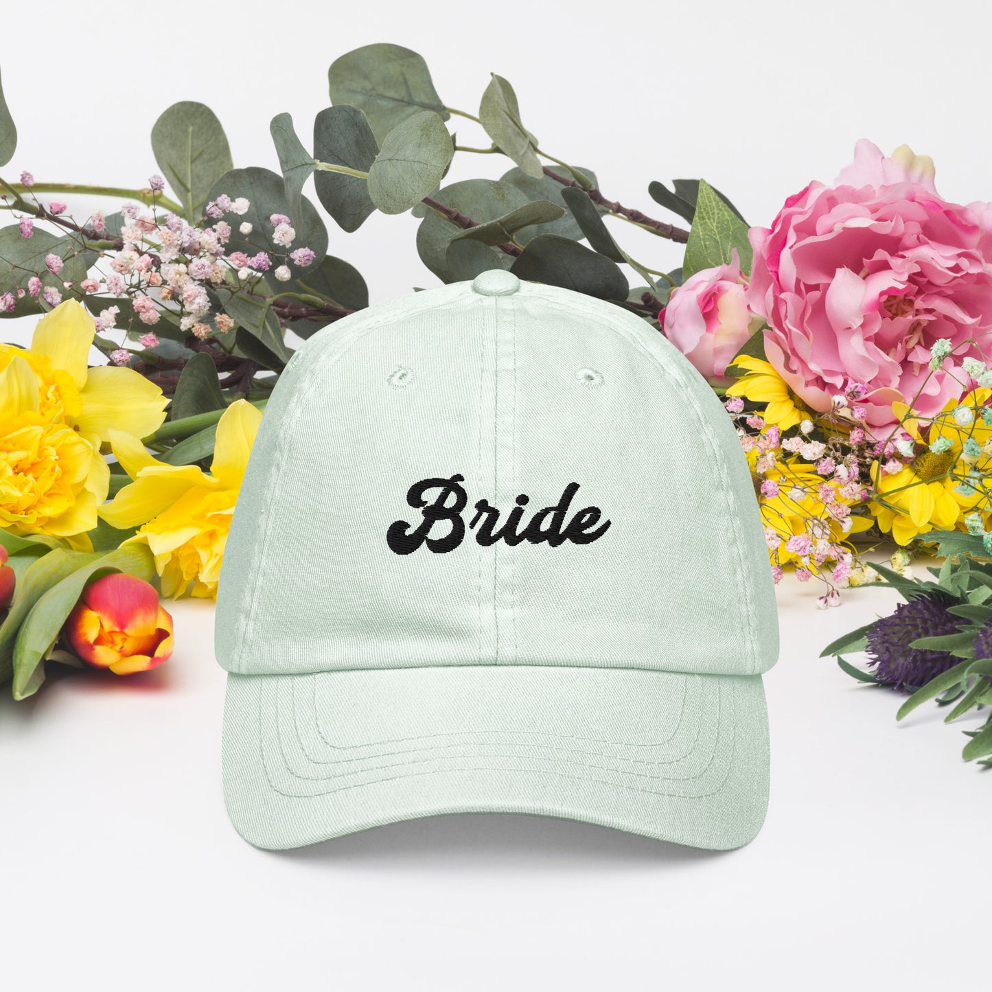 bride pastel baseball hat