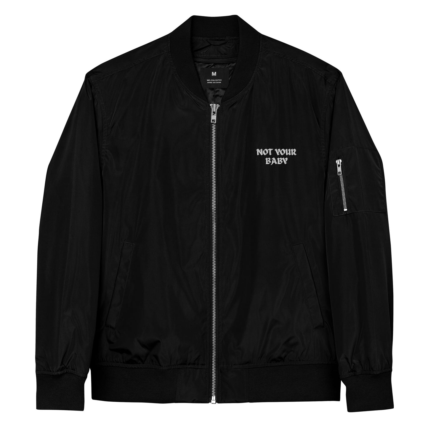 not your baby bomber jacket