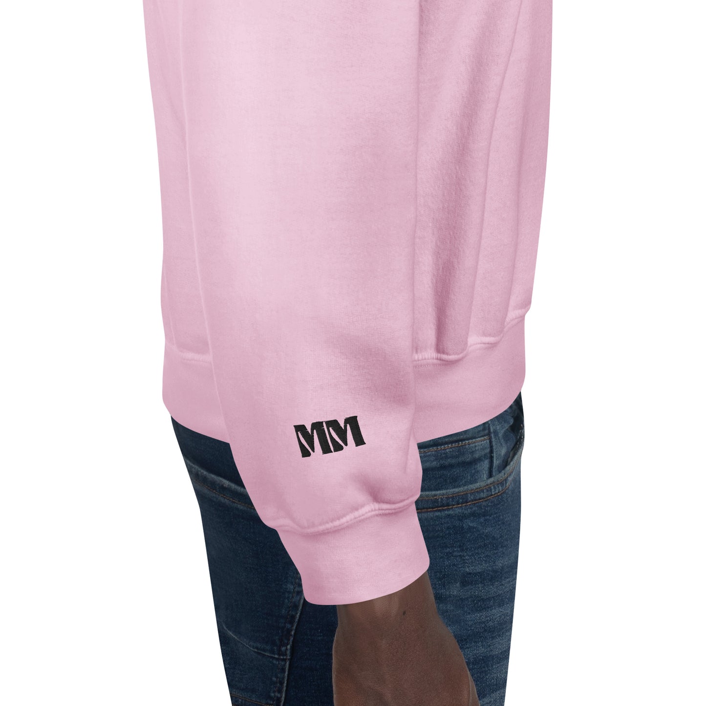 pink melted smiley sweatshirt