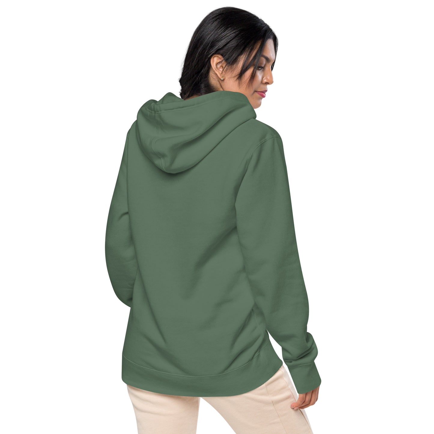sea shells pigment-dyed hoodie