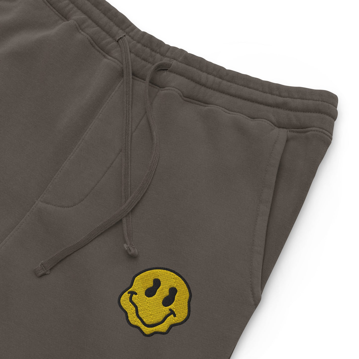 droopy smile pigment-dyed sweatpants