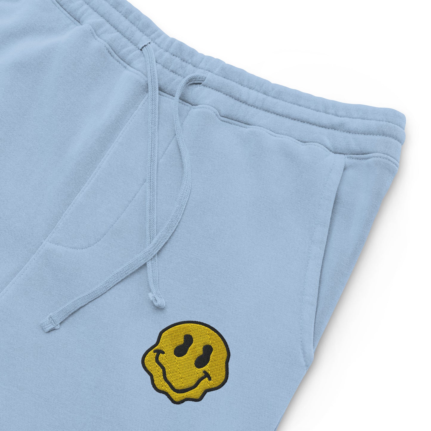 droopy smile pigment-dyed sweatpants