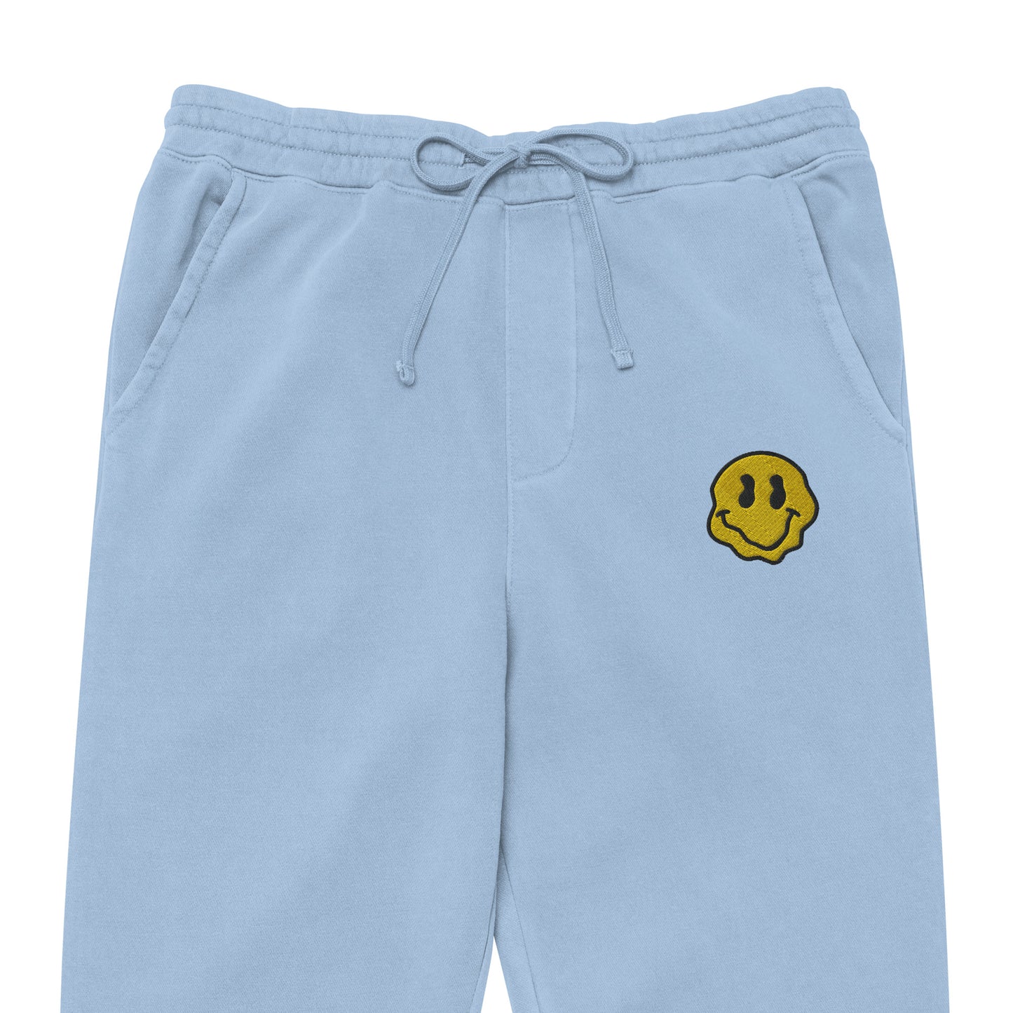 droopy smile pigment-dyed sweatpants