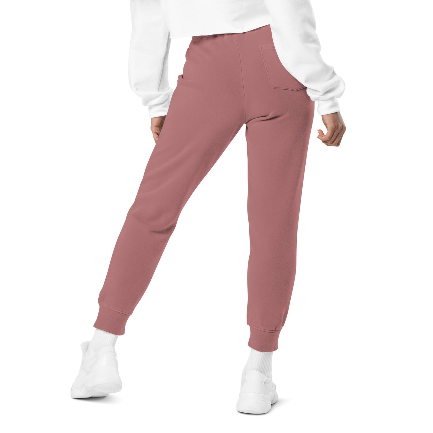 droopy smile pigment-dyed sweatpants