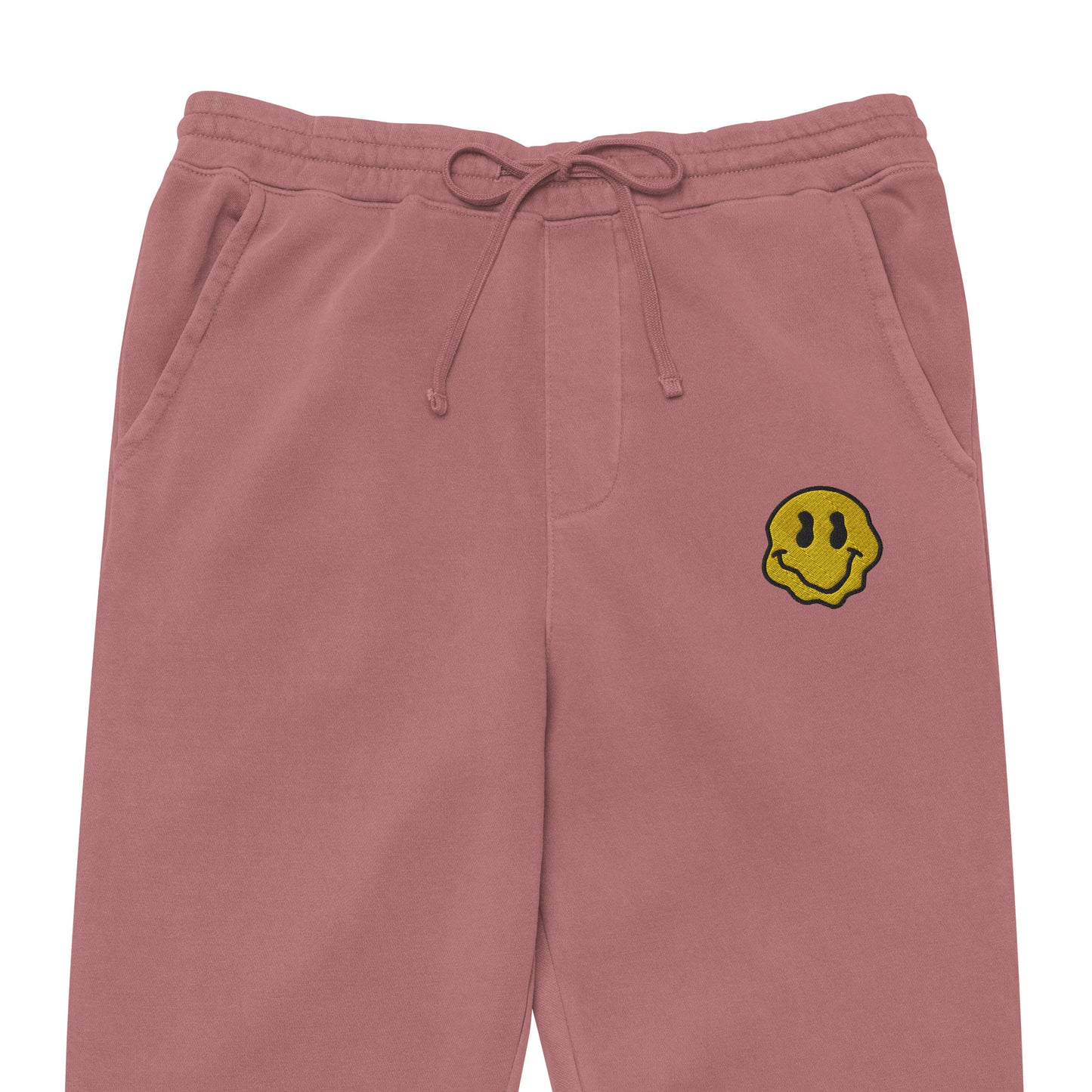 droopy smile pigment-dyed sweatpants