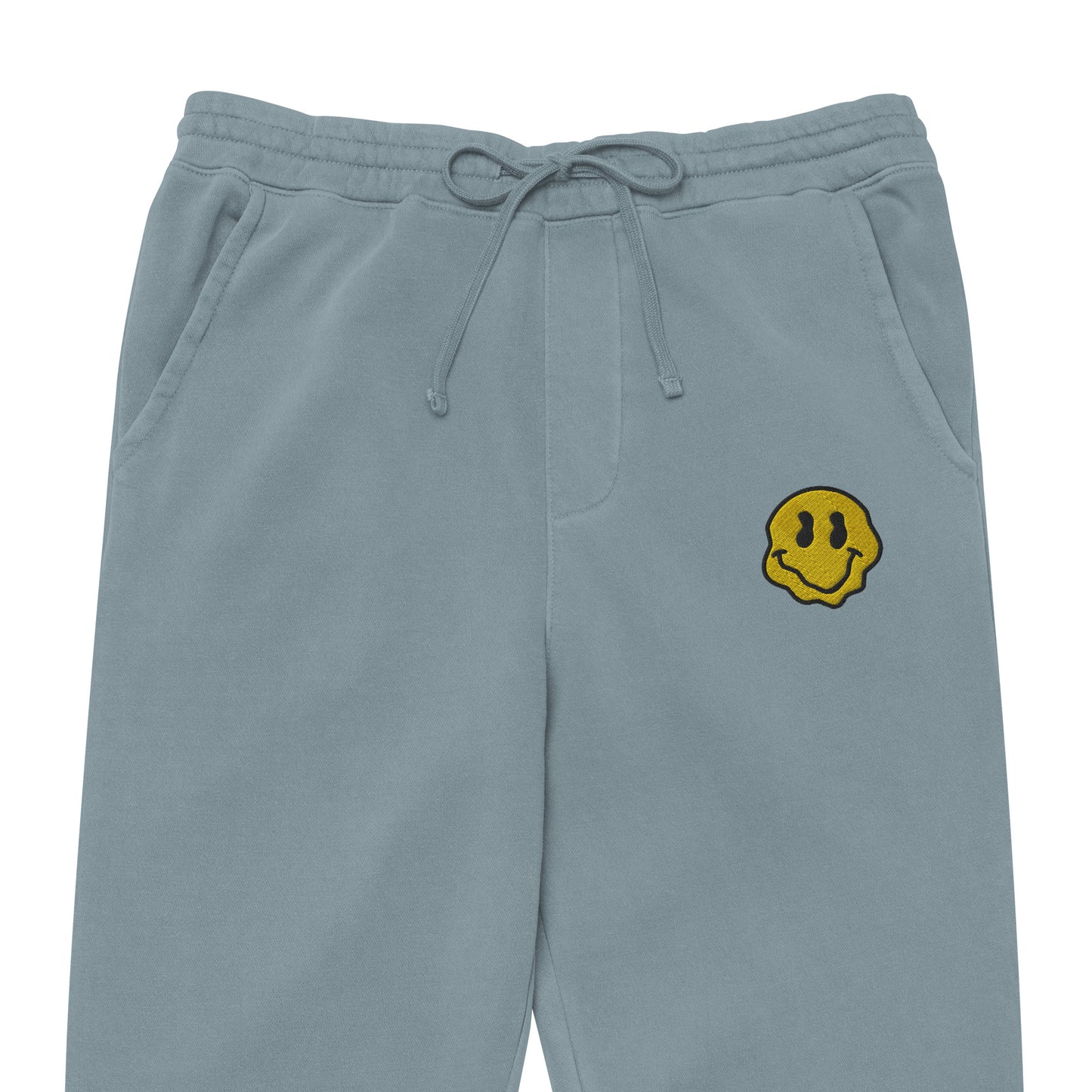 droopy smile pigment-dyed sweatpants