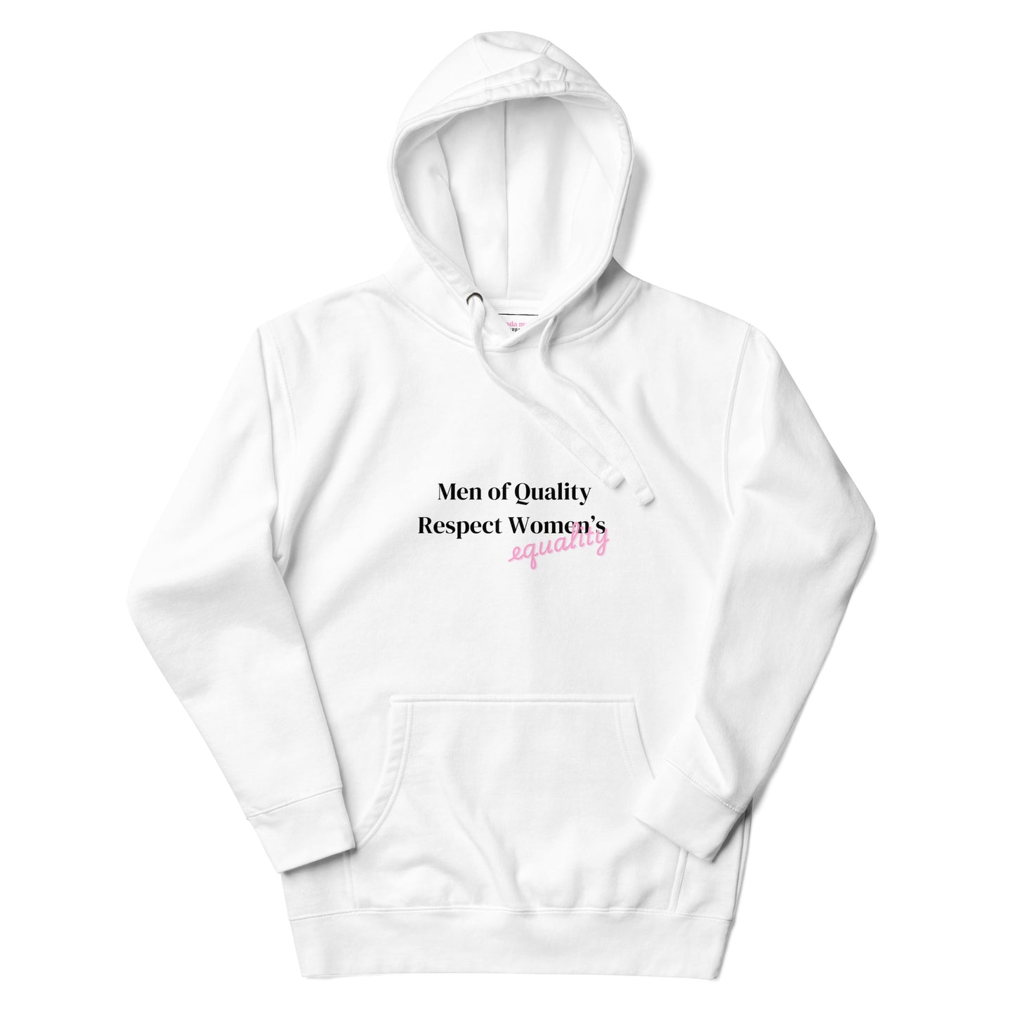 men of quality hoodie (unisex)