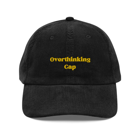 vintage corduroy overthinking cap