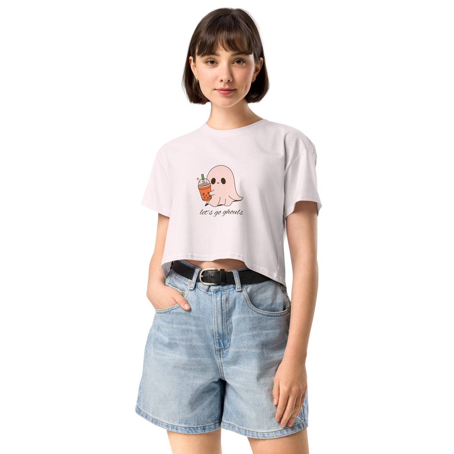 lets go ghouls crop top