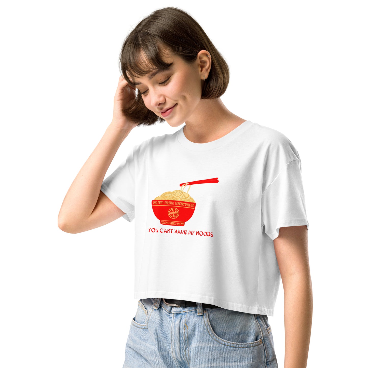 no noods crop top