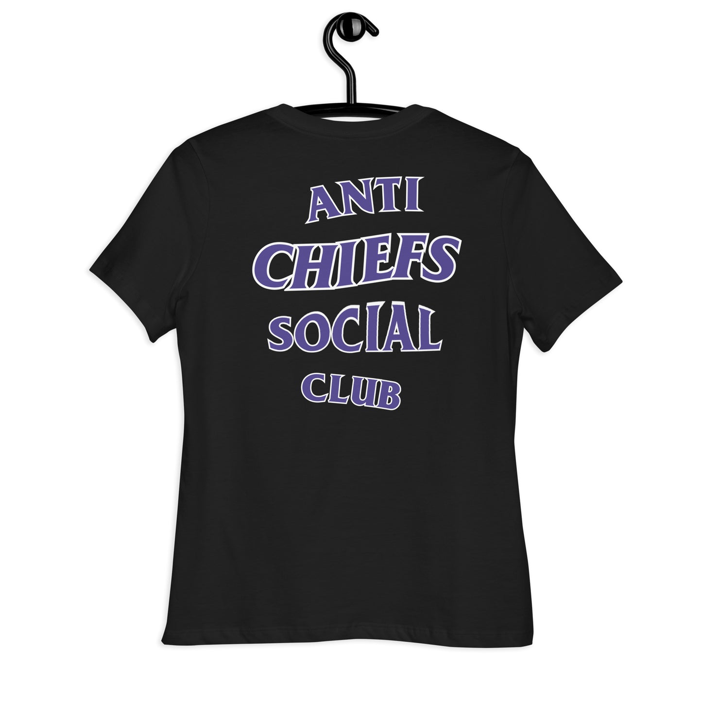 anti chiefs social club women's  t-shirt