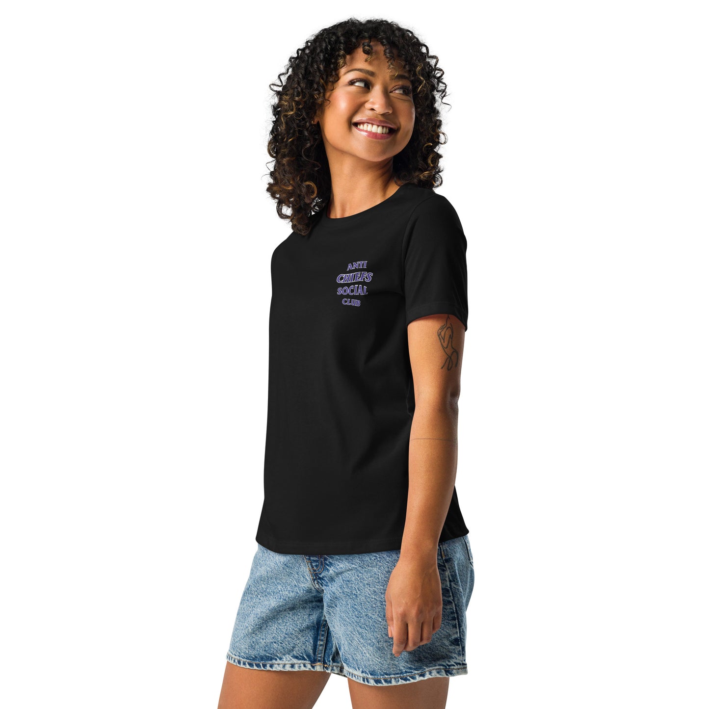 anti chiefs social club women's  t-shirt